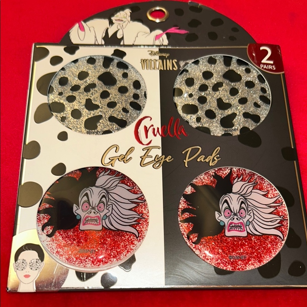 Cruella Gel Eye Pads with Glitter Design